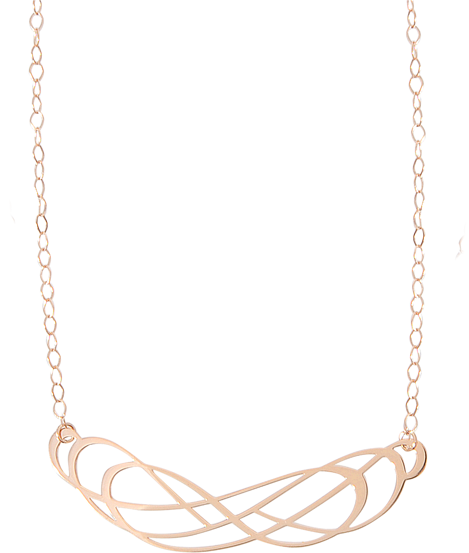 Ginette Ny Collier Ever Rectangle En Lapis Doré Femme,point Clipart (2000x2000), Png Download