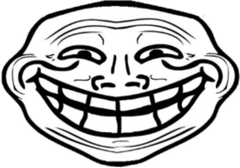Download Troll Large Smile Png Images Background Clipart (850x635), Png Download