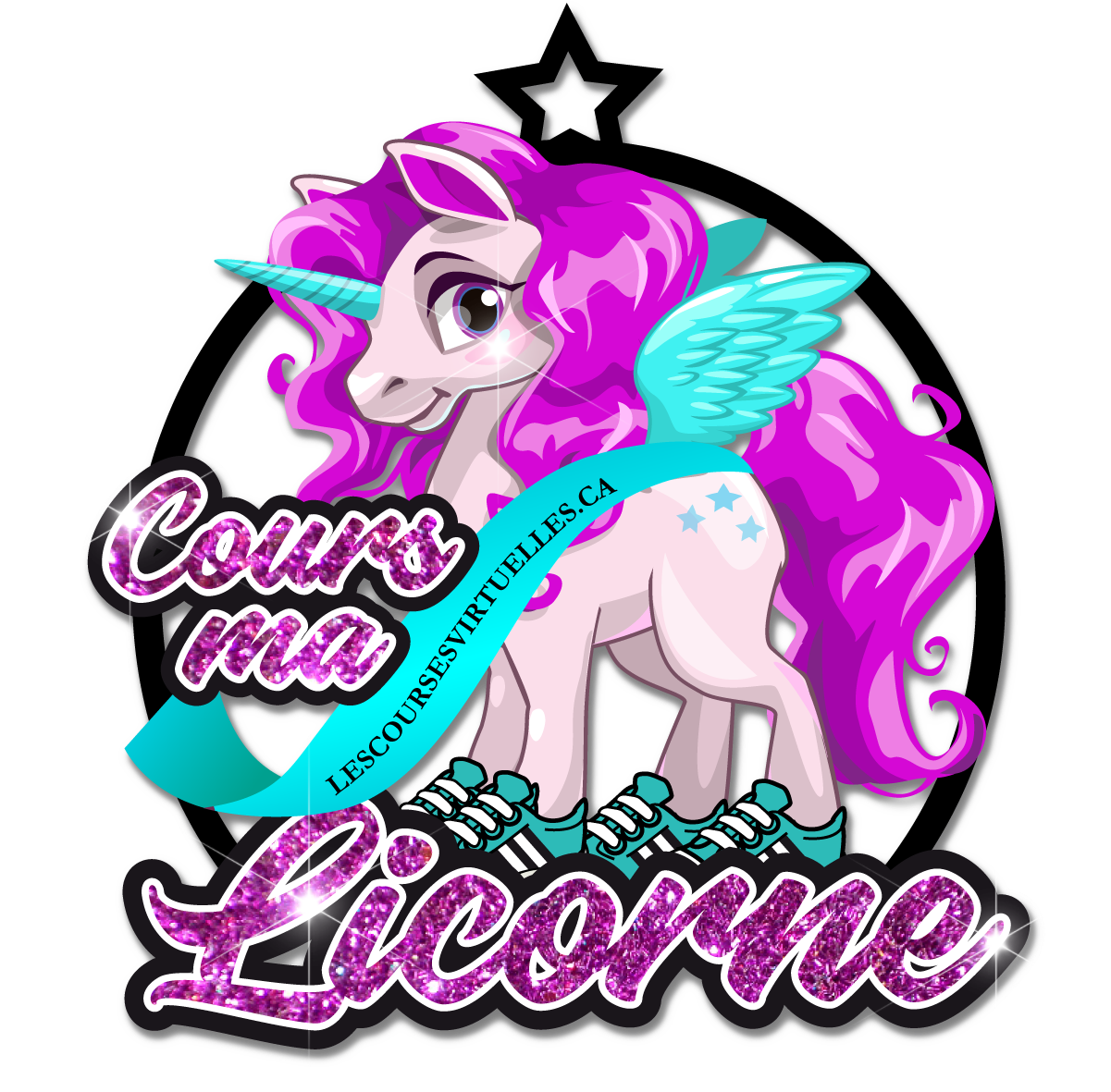 Cours Ma Licorne V2 Clipart (1200x1200), Png Download