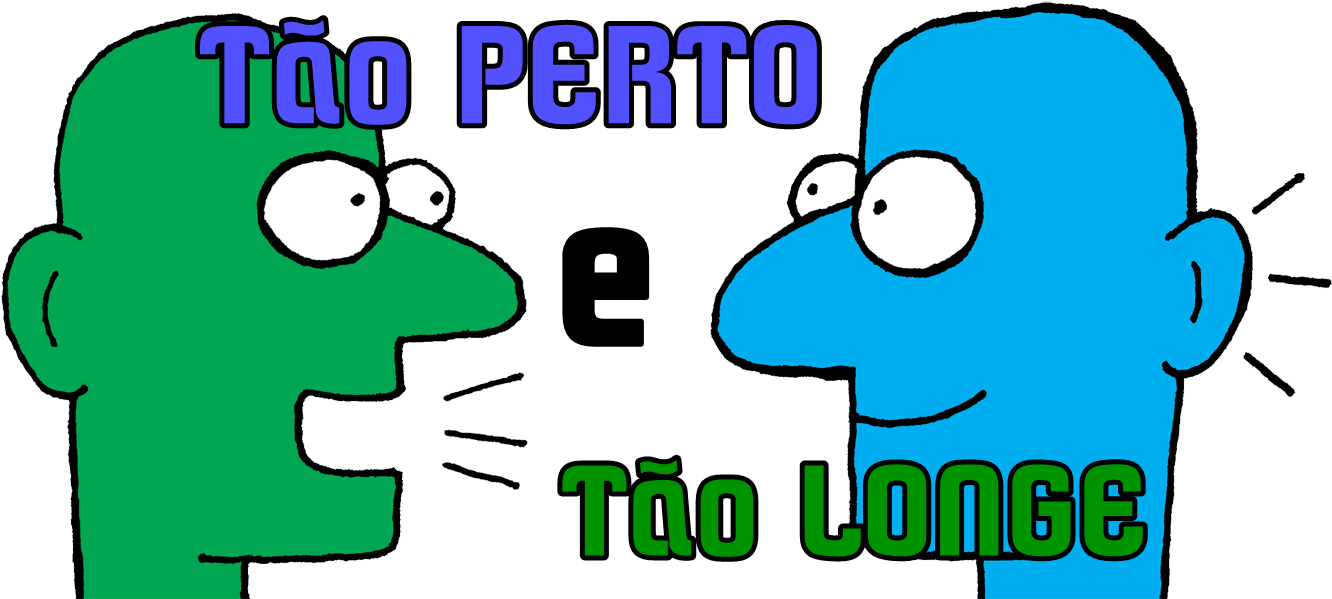 Tão Perto E Tão Longe Clipart (1350x604), Png Download