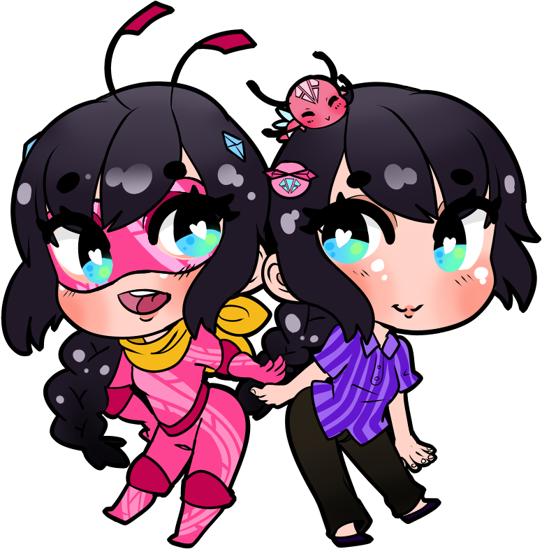 Jewel And Pippa Clipart (800x807), Png Download