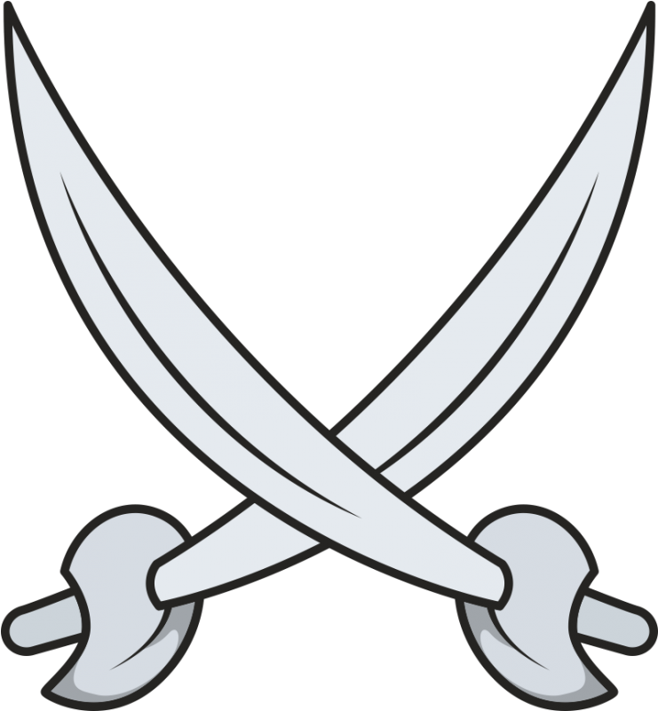 Swords Crossing Clip Art - Png Download (800x800), Png Download