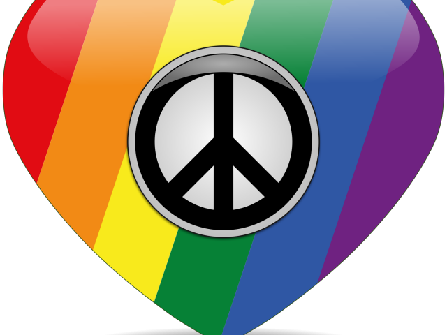 Peace Sign Clipart Color - Png Download (640x480), Png Download