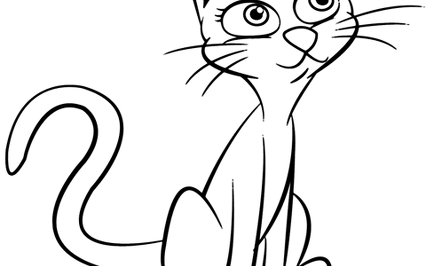 Gato Delgado Clipart (1368x855), Png Download