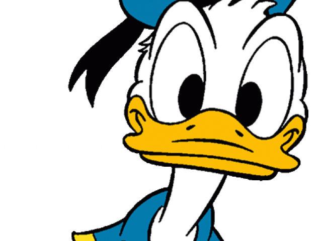 Donald Duck Clipart Happy - Png Download (640x480), Png Download