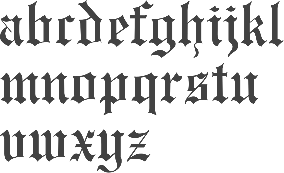 Monotype Engravers Old English [monotype ] Clipart (1112x676), Png Download