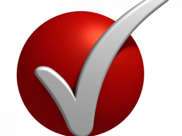 Right Clipart Check Mark - Png Download (640x480), Png Download