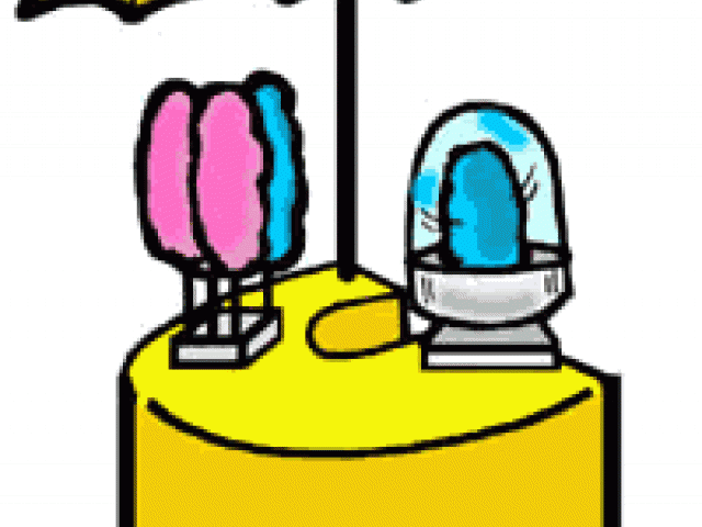 Cotton Candy Clipart Cooton - Png Download (640x480), Png Download
