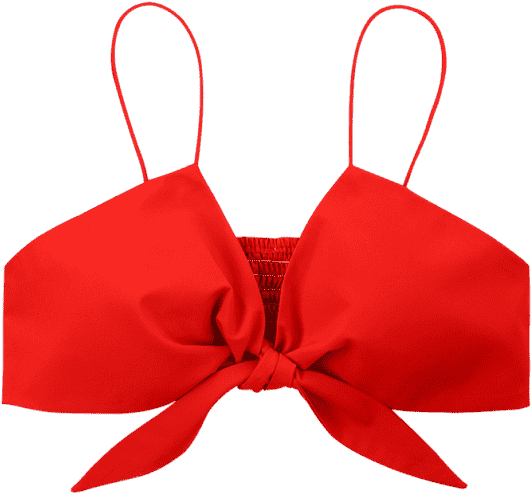 Atrás Camiseta Sin Mangas Con Diseño De Lazo Fruncido Clipart (558x744), Png Download