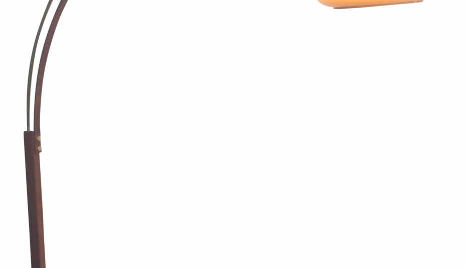 Hindi Flame Arc Floor Gold Black Base Lampadaire Gas Clipart (930x535), Png Download