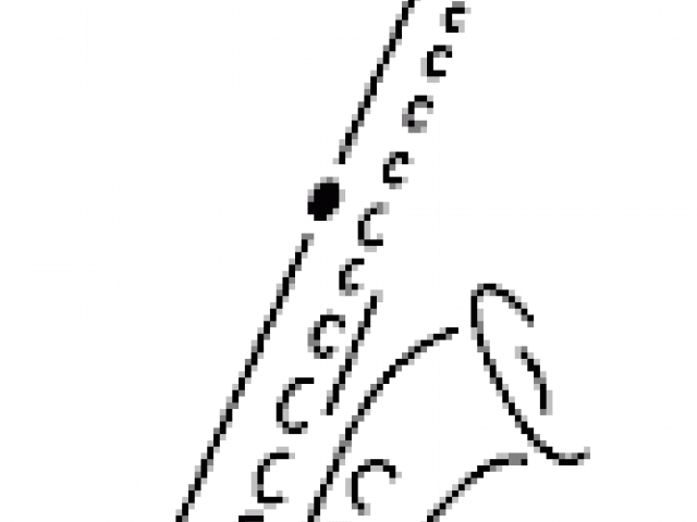 Drawn Saxophone Animated Clipart (640x480), Png Download