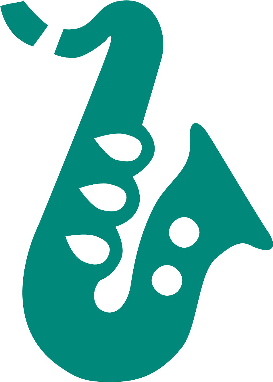 Saxophone Icon Clipart (1600x1600), Png Download