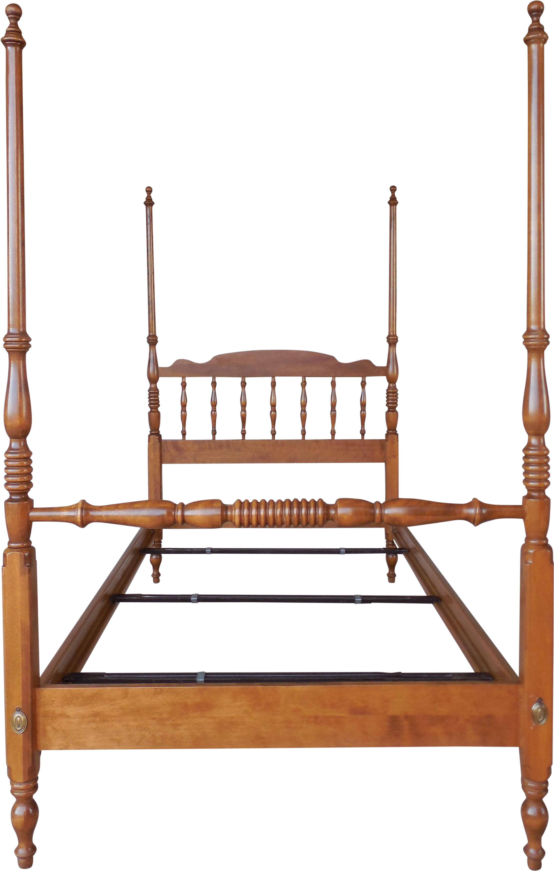 Ethan Allen Chippendale Style Twin Size Poster Bed Clipart Full