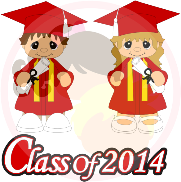 Scrap Factory Graduation Expansion Pack Clipart (595x600), Png Download