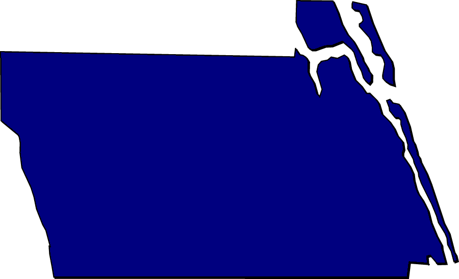 A Collection Of Simplified Outline Maps Of Martin County Clipart (900x546), Png Download