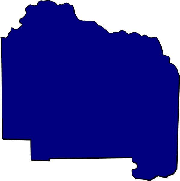 A Collection Of Simplified Outline Maps Of Alachua Clipart (598x600), Png Download