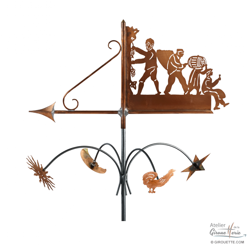 Les Vendangeurs Clipart (800x800), Png Download