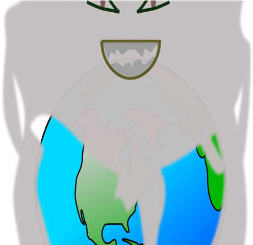 Earth Clipart Pollution - Png Download (640x480), Png Download