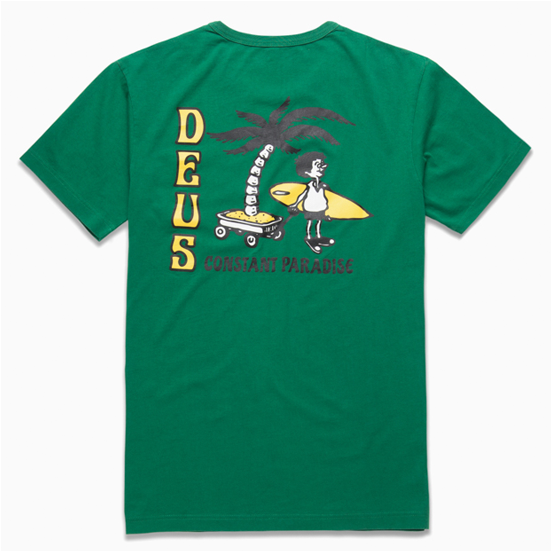 Deus Ex Machina T-shirt Paradise Green Clipart (644x835), Png Download