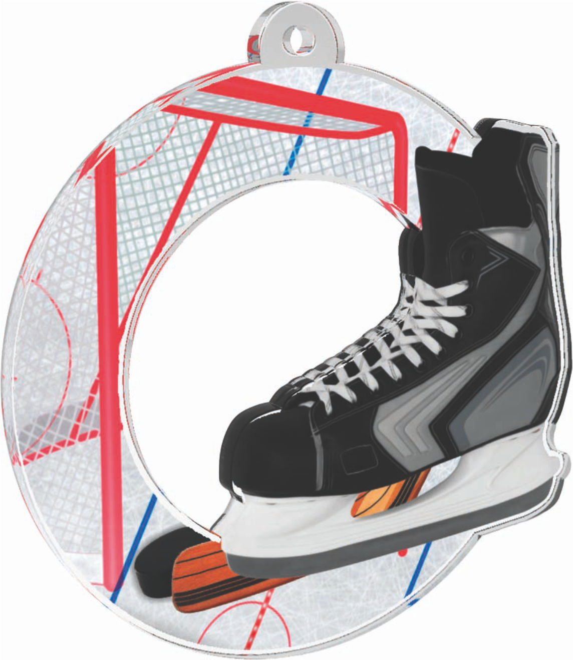 Médaille Acrylique 70mm Patin À Glace Clipart (1500x1500), Png Download