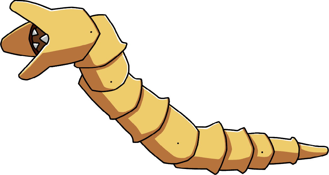 Sand Worm - Clipart (1047x557), Png Download