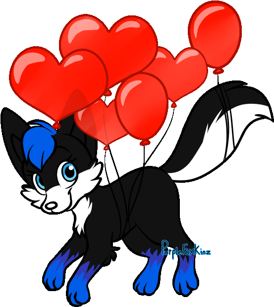 Fox Clipart Valentines Day - Png Download (580x720), Png Download