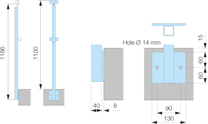 Side Installation - Zoomin Clipart (800x487), Png Download