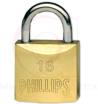 Candado Phillips 16 Gancho Corto Y Largo Clipart (800x800), Png Download