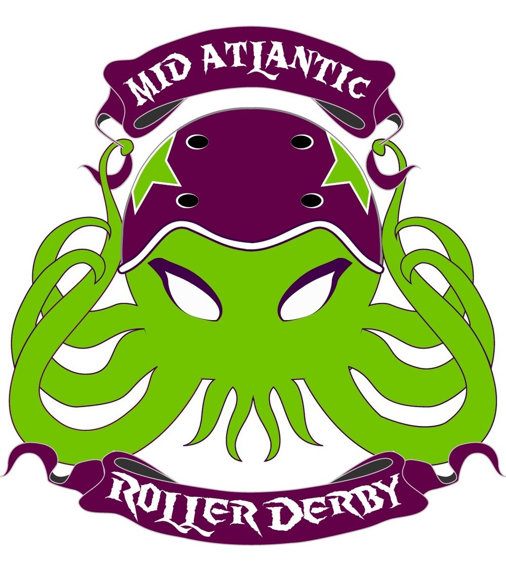 Mid Atlantic Roller Derby Clipart (1000x1141), Png Download