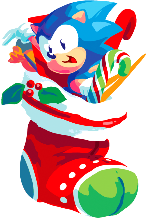 Gift Merry Christmas Rontufox On Sonic Pinterest Jpg Clipart (862x926), Png Download