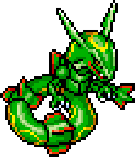 Rayquaza Also Got A Mega So Did Latios And Venasaur Clipart (500x625), Png Download