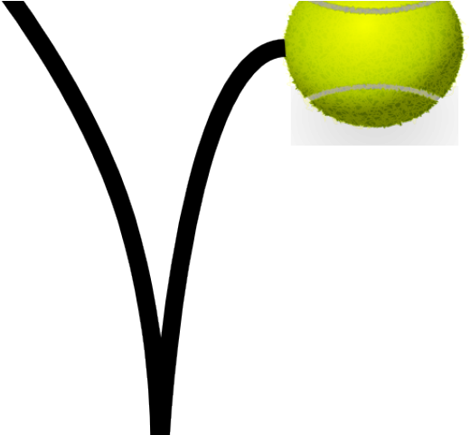 Tennis Ball Clipart Yellow - Png Download (640x480), Png Download