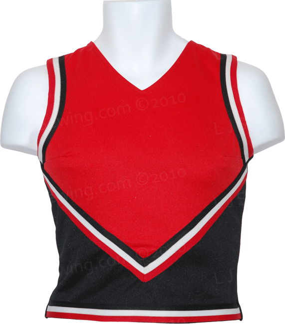 Cheerleading Top Clipart (571x650), Png Download