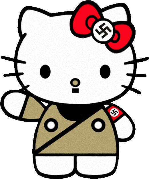Hello Kitler Clipart (572x671), Png Download