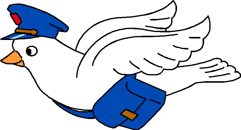 Bird Clipart Mail - Png Download (800x425), Png Download