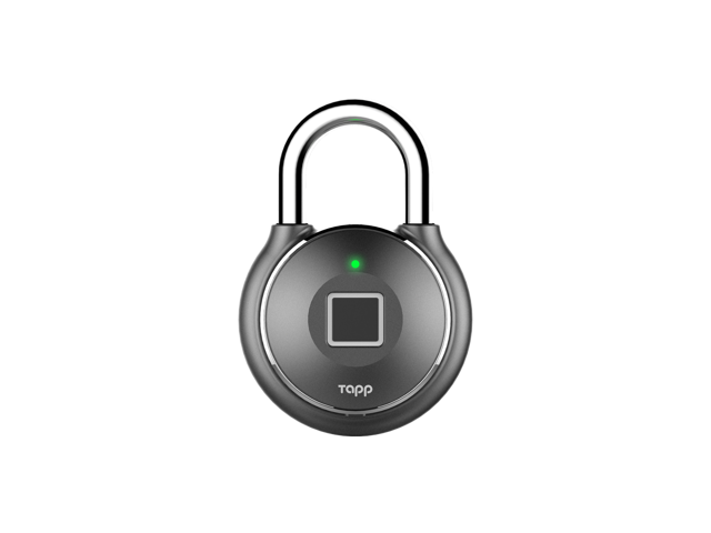 Tapplock Bluetooth Smart Fingerprint Padlock Clipart (640x480), Png Download