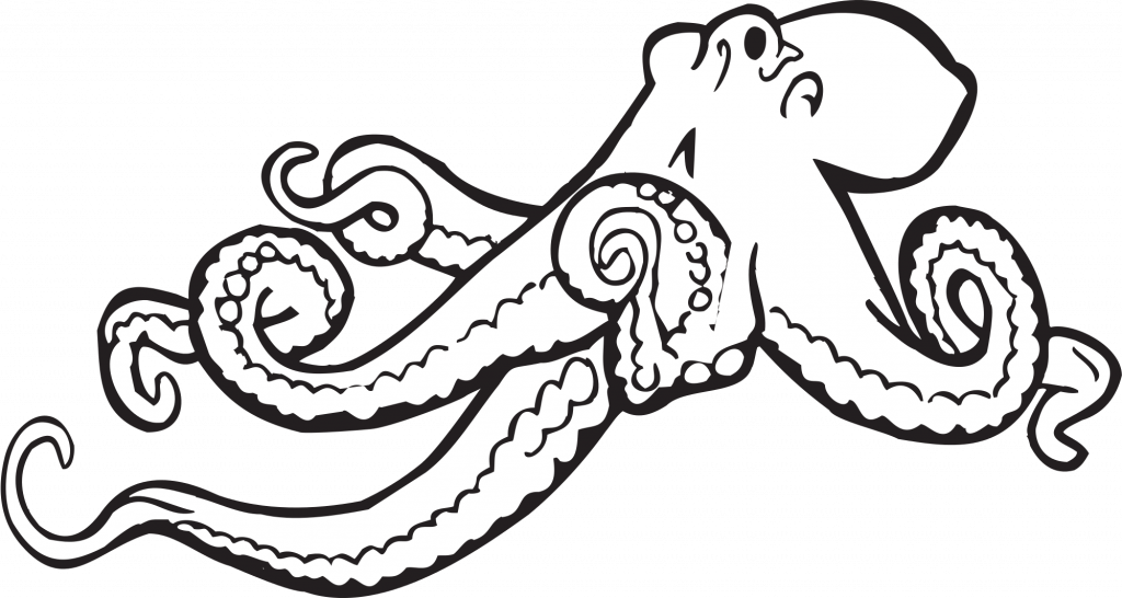 Octopus Clipart Bad - Png Download (1024x546), Png Download