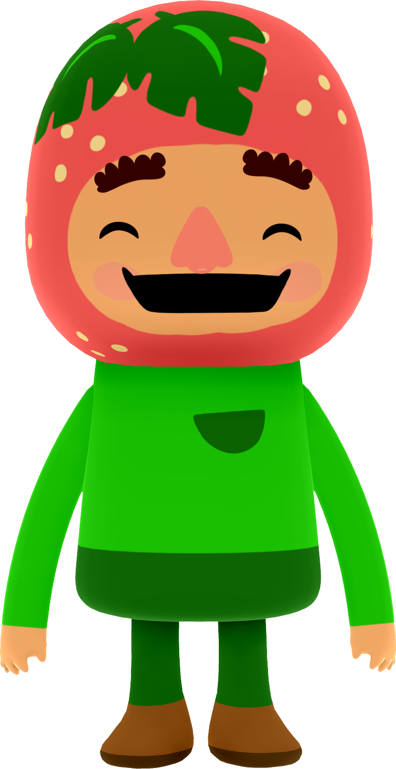 Strawberry Head Clipart (780x1512), Png Download