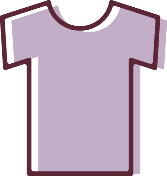 Free Online Shirt T-shirt Clothes Clothing Vector For Clipart (568x600), Png Download