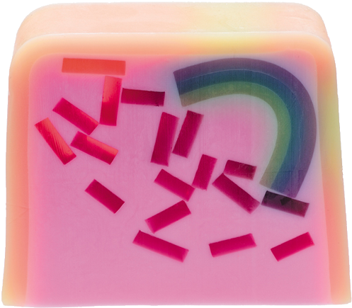 Rainbow Island Soap Slice Clipart (800x800), Png Download
