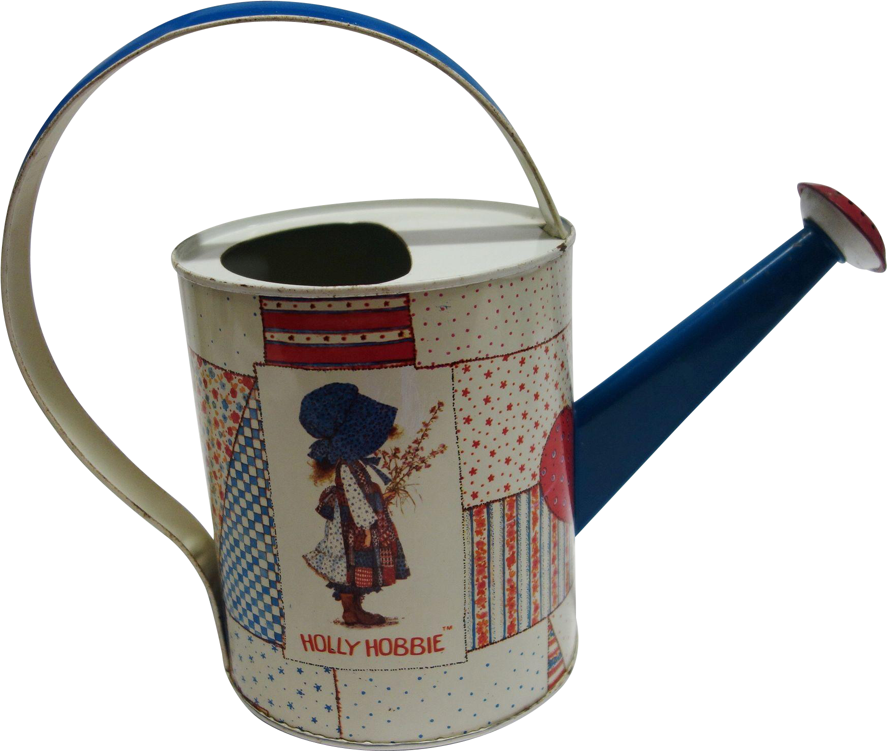 Vintage Holly Hobbie Tin Watering Can By Chein Playthings Clipart (1736x1736), Png Download