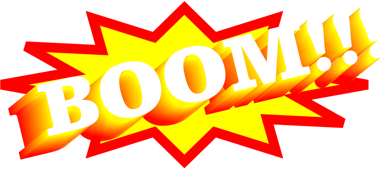 Explosion Detonation Explode Png Image Clipart (1280x640), Png Download