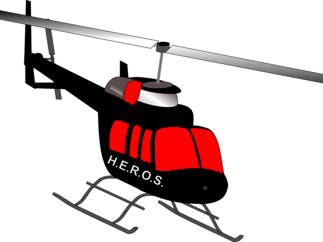 Helicopter Clipart Millitary - Png Download (640x480), Png Download