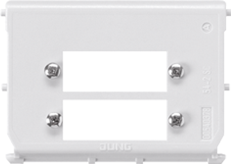 Jung 54 2sc Montage Einsatz, Für System Sc, 2 X Duplex Clipart (800x800), Png Download