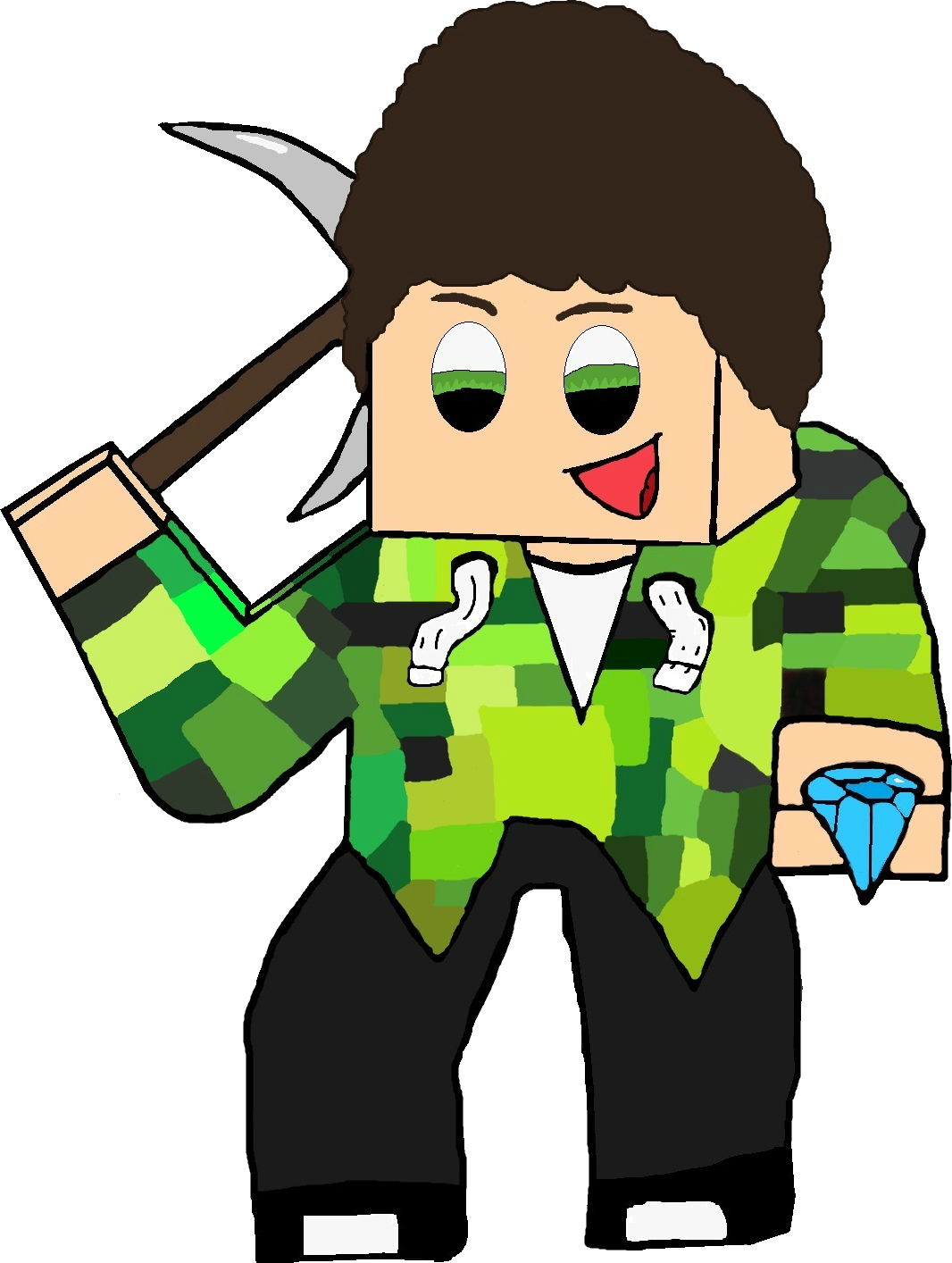 Minecraft Drawing Skin Clipart (1066x1414), Png Download