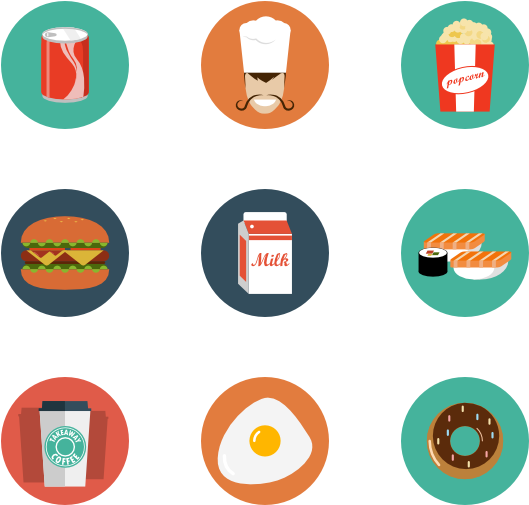 Food Icons, 4,500 Free Files In Png, Eps, Svg Format Clipart (600x564), Png Download