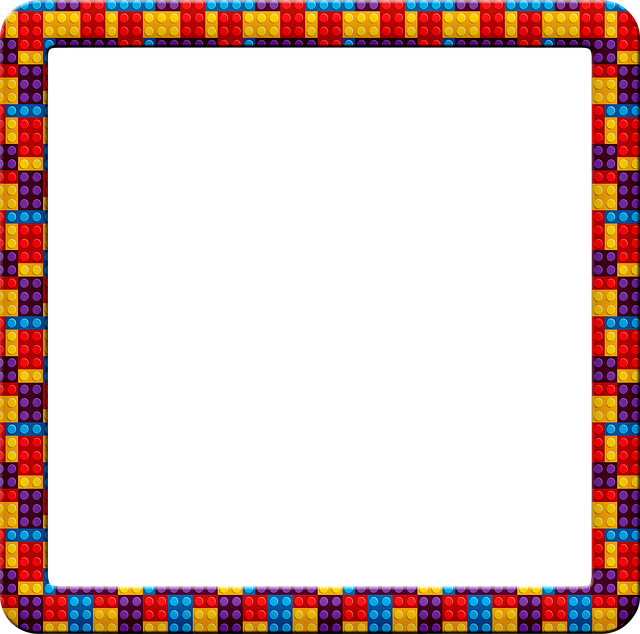 Lego Frame, Building Blocks, Lego, Frame, Blocks, Boy Clipart (640x634), Png Download