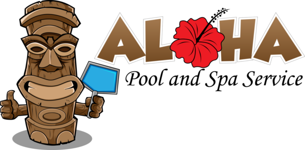 Aloha Pool And Spa Service Clipart (1000x494), Png Download
