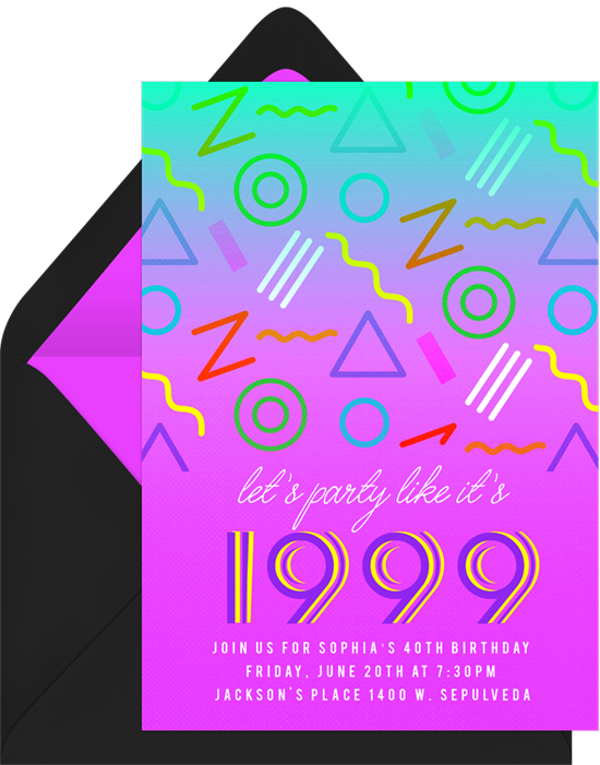 Party Pattern Invitation Clipart (550x701), Png Download