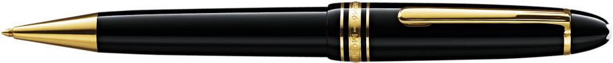 /ml 05/montblanc Ballpoint/classic Montblanc Meisterstuck Clipart (890x364), Png Download